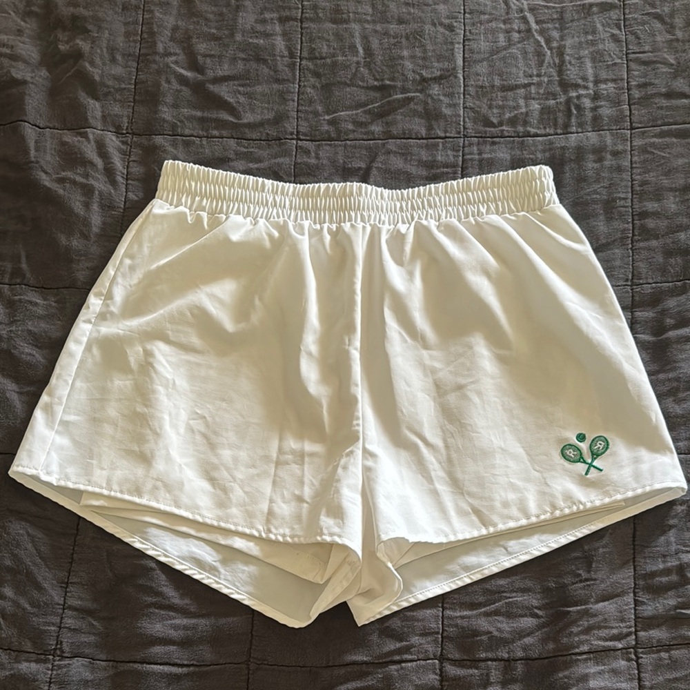 Revolve White Tennis Shorts